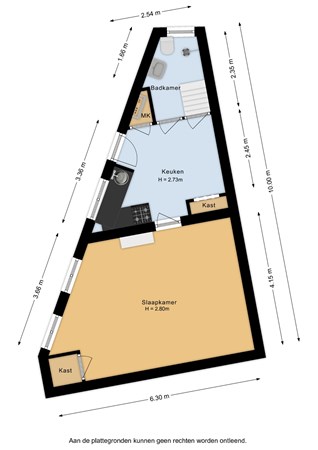 Floorplan - Voorstraat 1, 3441 CA Woerden